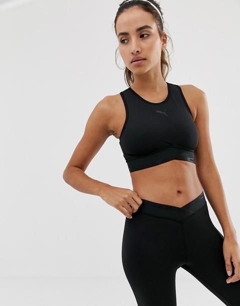 Top Corto En Negro Active Essentials De Puma
