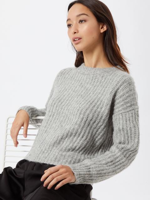 Only Pull-over 'new Chunky' Gris Chiné
