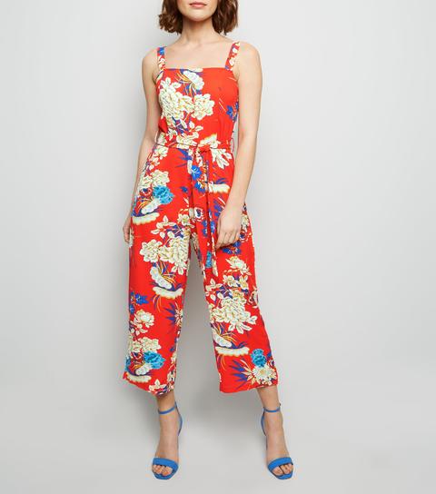 ax paris floral culotte jumpsuit