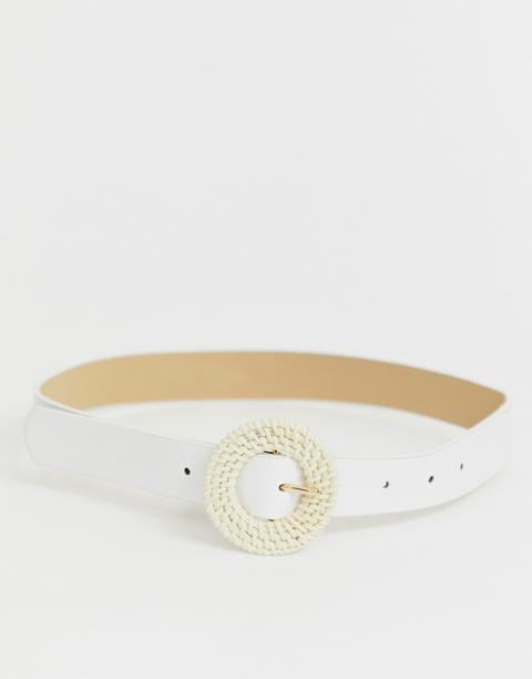 Pieces Waist Belt-white