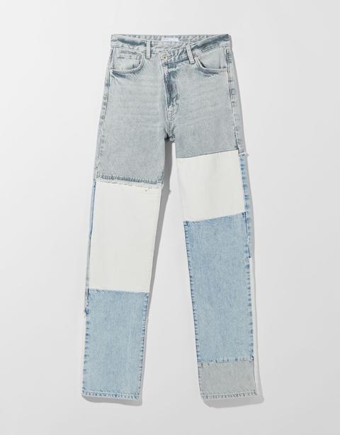 Jeans Straight Bicolor