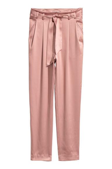 Pantaloni In Satin