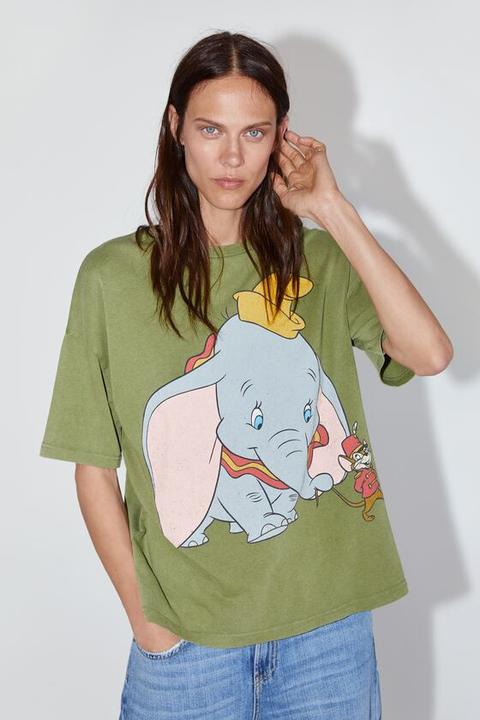 Rezumar Enriquecimiento Auroch Camiseta Dumbo ©disney de Zara en 21 Buttons