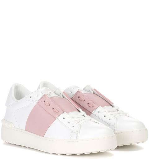 Valentino Garavani Leder-sneakers Open