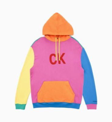 calvin klein colorblock hoodie