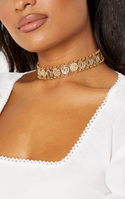 Gold Coin Choker