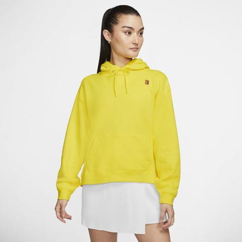 Nikecourt Sudadera Con Capucha De Tenis - Mujer - Amarillo