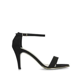 wide fit black sandals