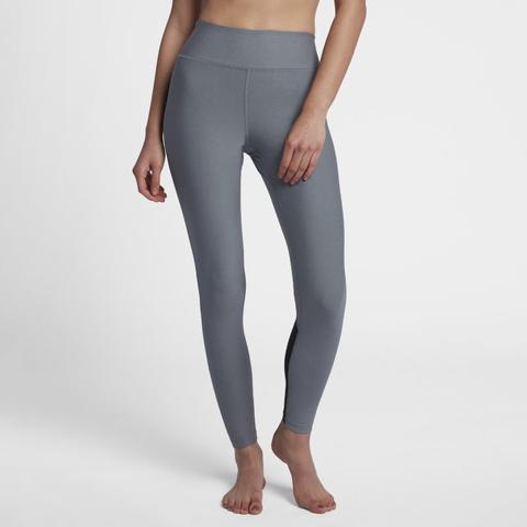 Hurley Leggings De Surf De Malla - Mujer - Gris