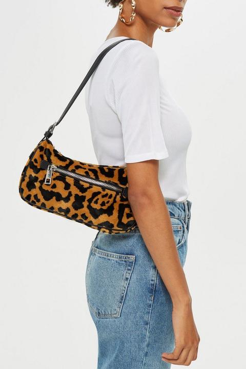 Kenya Leopard Print Shoulder Bag