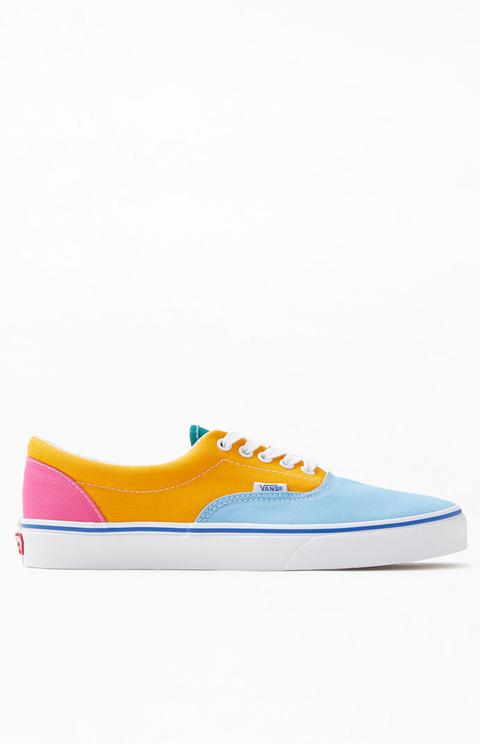 Vans multicolor deals canvas era shoes