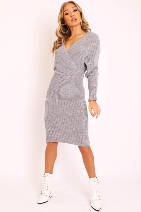 wrap jumper dress