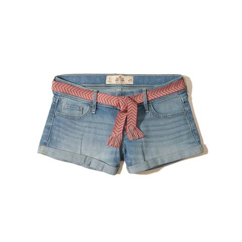 Low-rise Denim Short-shorts