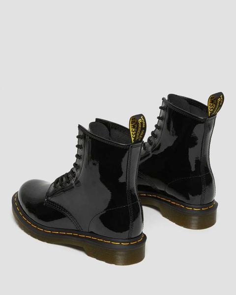 1460 Women's Patent Leather Lace Up Boots from Dr Martens on 21 Buttons
