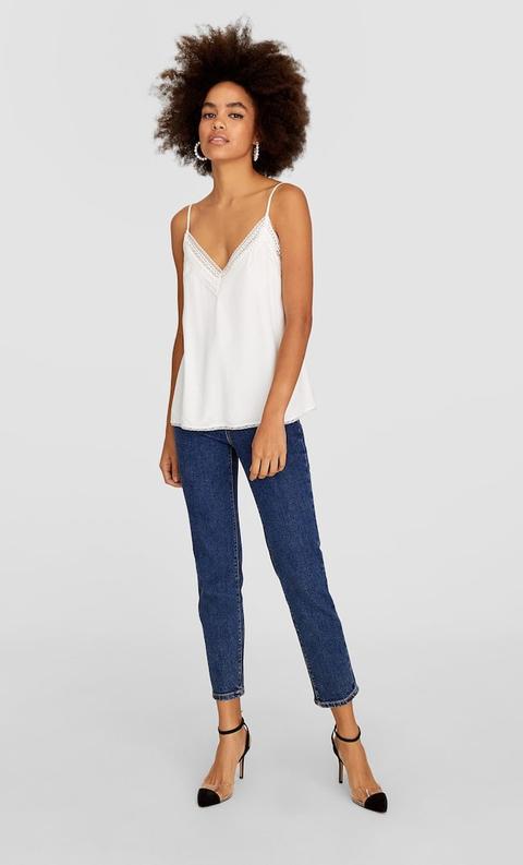 Camisole Top In Ecru