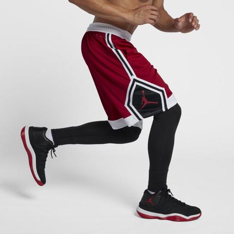 Jordan Rise Diamond Men's Basketball Shorts - Red