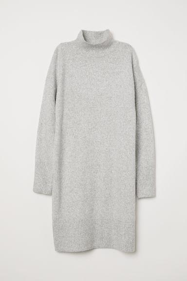 H & M - Abito In Maglia - Grigio