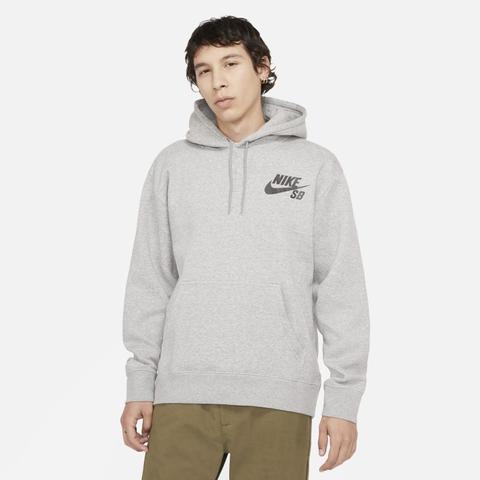 Sweat À Capuche De Skateboard Nike Sb Icon - Gris