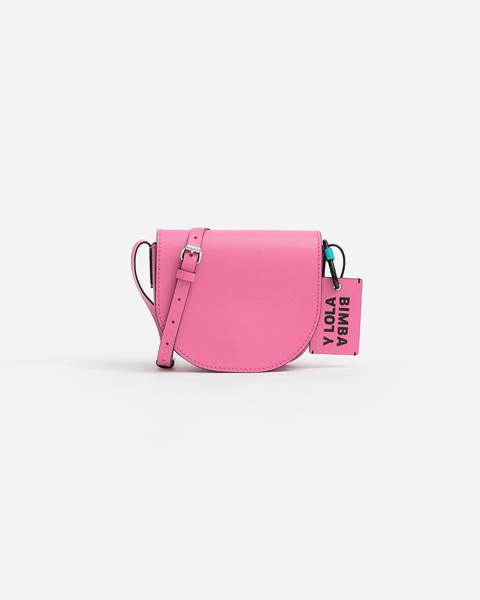 Bolso Bandolera Solapa M Piel Rosa