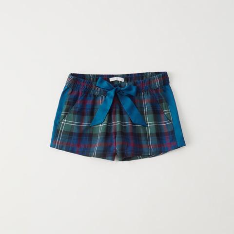 abercrombie plaid shorts