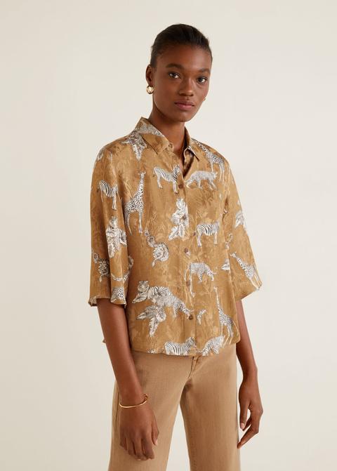 Camisa Jacquard Estampado