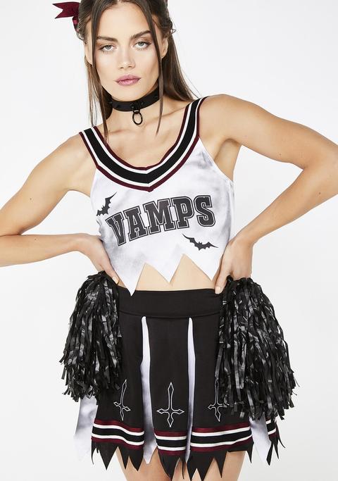 Vamp Cheerleader Costume Set