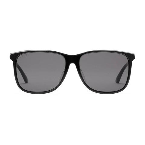 Specialized Fit Rectangular-frame Acetate Sunglasses
