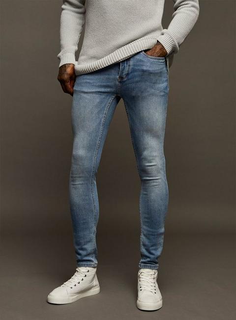 Considered Light Wash Spray On Skinny Jeans