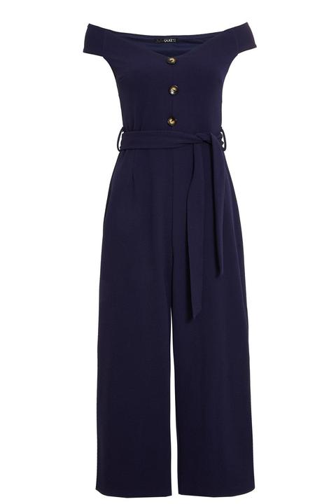quiz navy jumpsuit