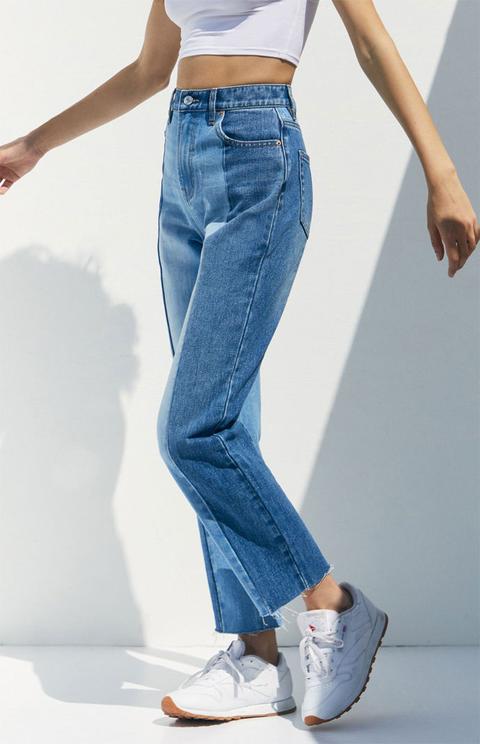jeans straight high waist