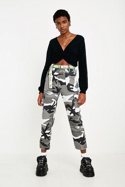 Urban Renewal Salvaged Deadstock - Pantalon Camouflage Gris