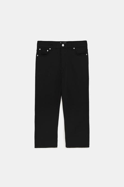 Jeans Skinny Capri Black