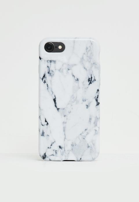 White Marble Print Iphone 7 Case