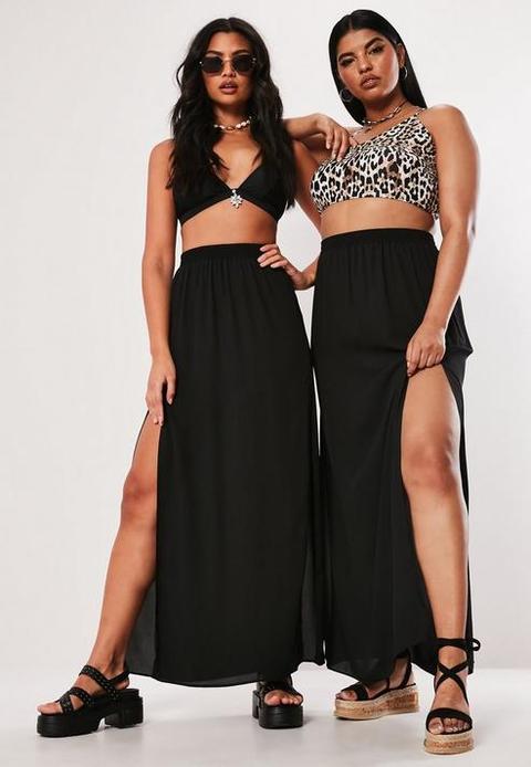 Black Maxi Skirt, Black from Missguided 