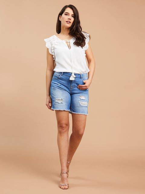 Large jeans FIORELLA RUBINO Blue size 44 FR in Denim - Jeans - 17695127