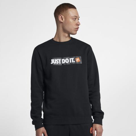 sudadera nike just do it negra