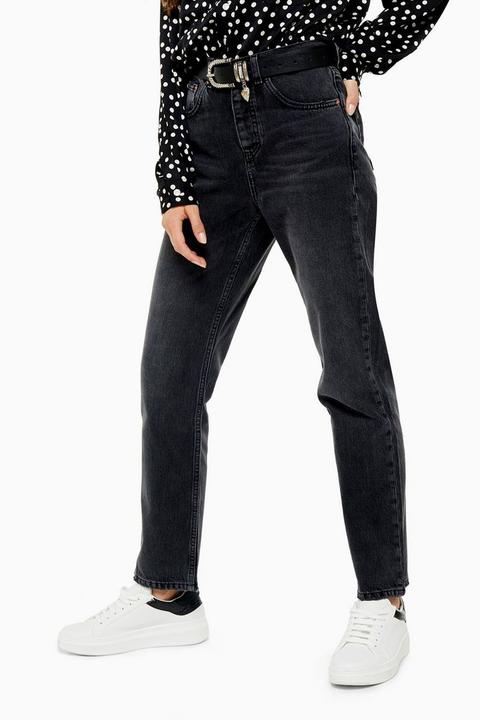 Washed Black Editor Straight Leg Jeans