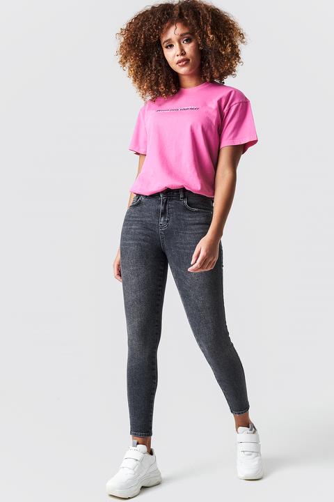 Trendyol Milla High Waist Skinny Jeans - Grey