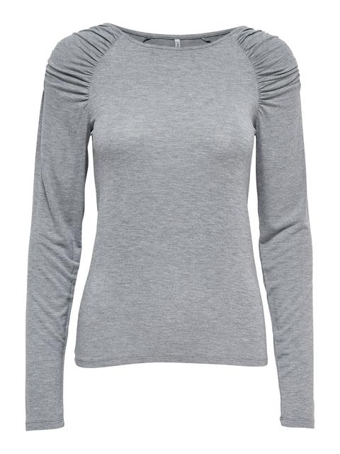 Wrinkle Long Sleeved Top