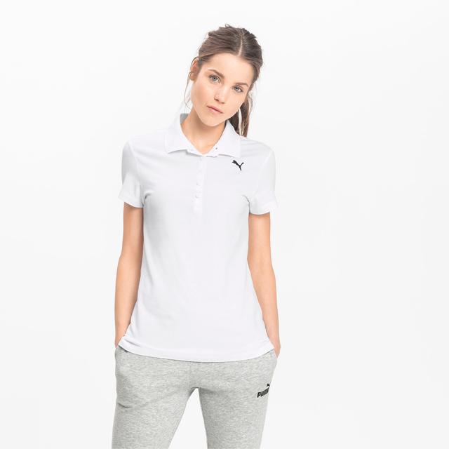 Polo Essentials Pour Femme Blanc Logo Chat Taille L Vetements From Puma On 21 Buttons