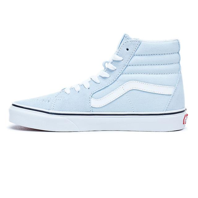 baby blue sk8 hi vans