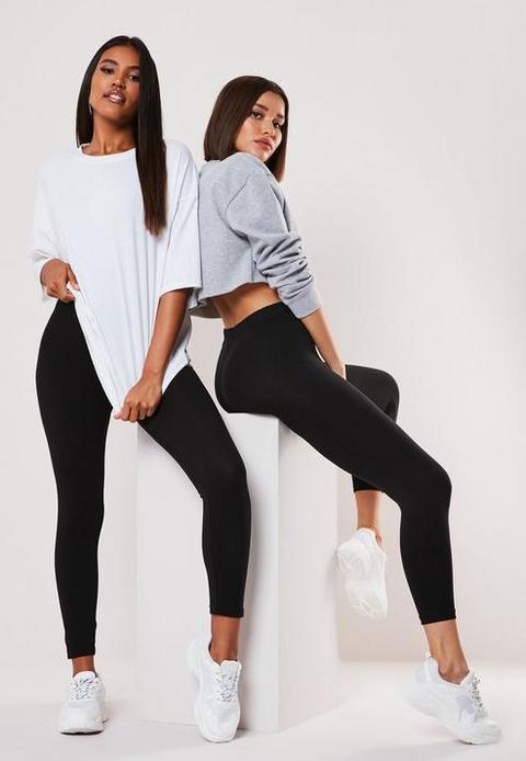 Tall Black 2 Pack Leggings, Black