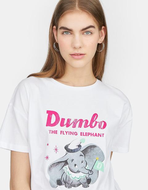 Disney-shirt Dumbo Weiß