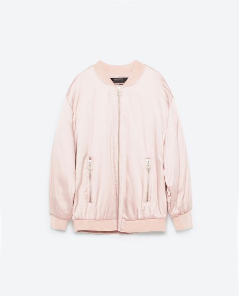 Bomber Oversize Satinada