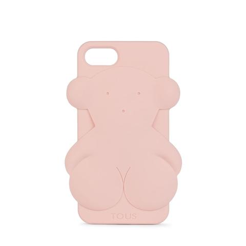 Funda De Móvil Iphone 7 Rubber Bear En Color Rosa