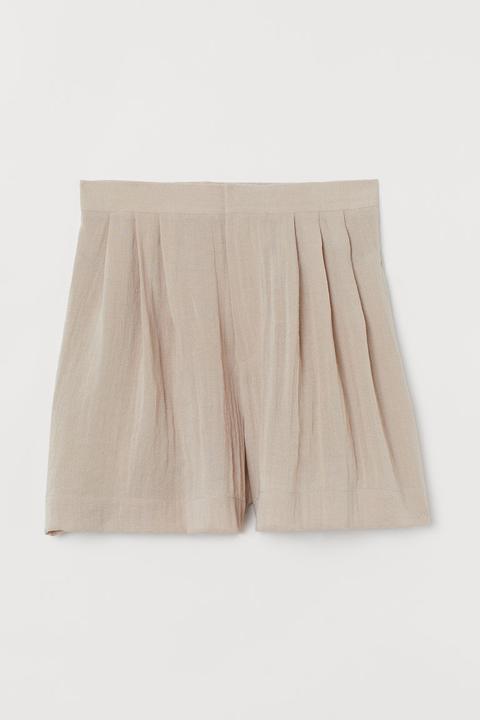 Wide Shorts - Beige