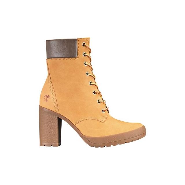 timberland chunky heel boots