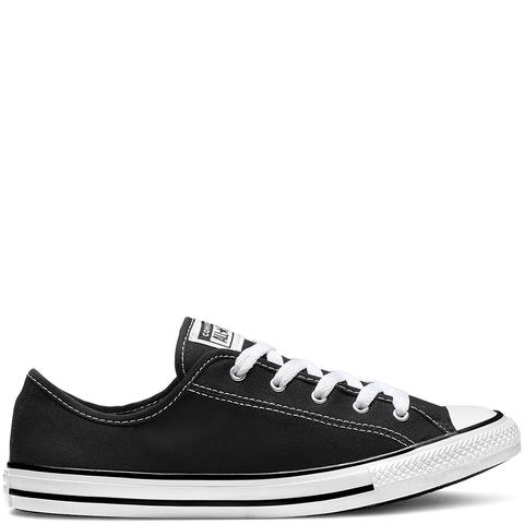 converse dainty black and white