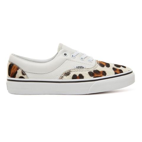 Vans Calf Hair Leopard Era Shoes ((calf 