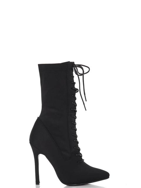 lace up stiletto boots